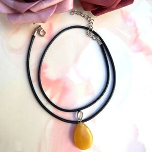 Natural Stone Pendant Necklace